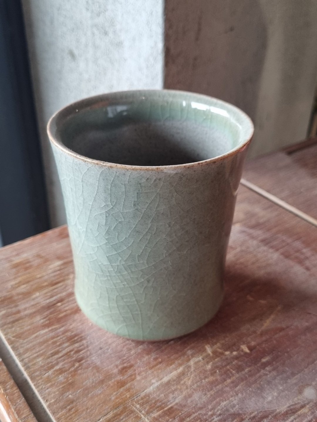 【一冬人】芳草地 - 青瓷 开片效果 陶器 陶杯 酒杯 咖啡杯 茶 - 其他杯子 - 陶 绿色