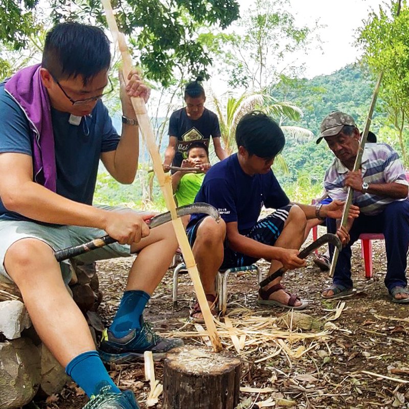 竹弓制作 - 嘉兰部落半日游  (A项体验之一) - 木工/竹艺 - 其他材质 