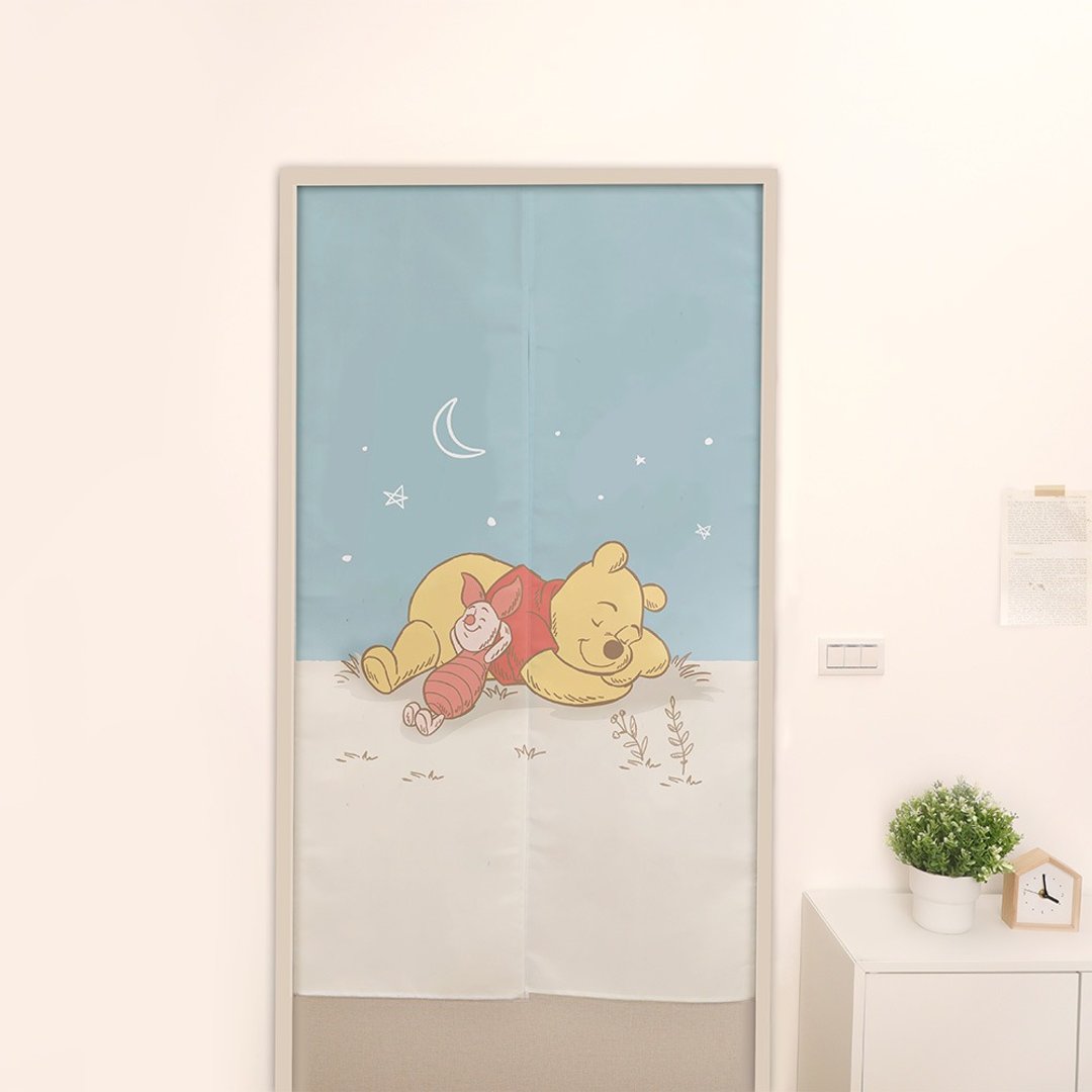 迪士尼长门帘-Disney 85X150cm 小熊维尼 史迪奇 三眼怪 奇奇蒂蒂 - 门帘/门牌 - 聚酯纤维 多色