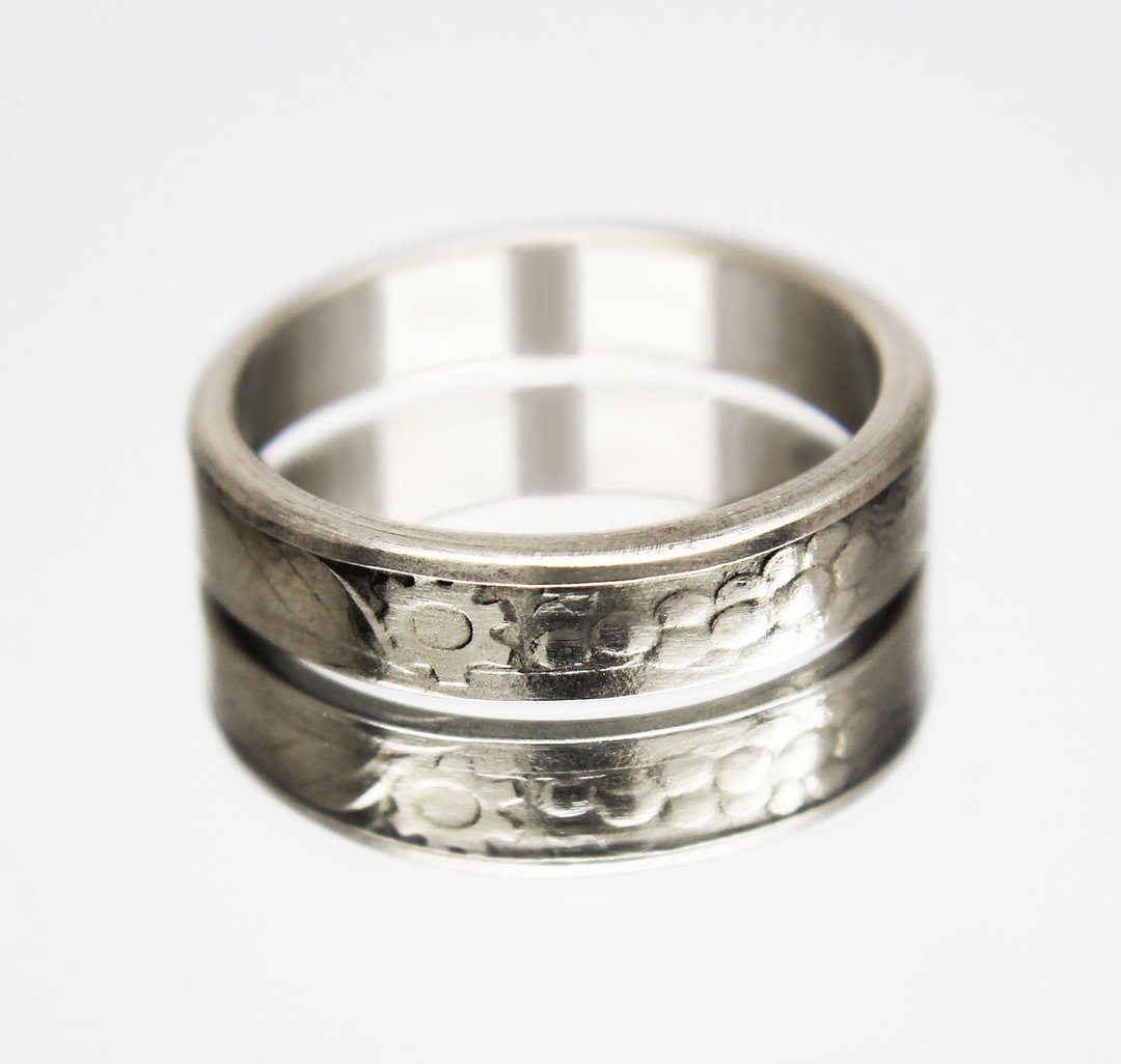 Italy Coin Ring 50 lire 1996-1999 coin rings for men coin rings for women - 戒指 - 其他金属 