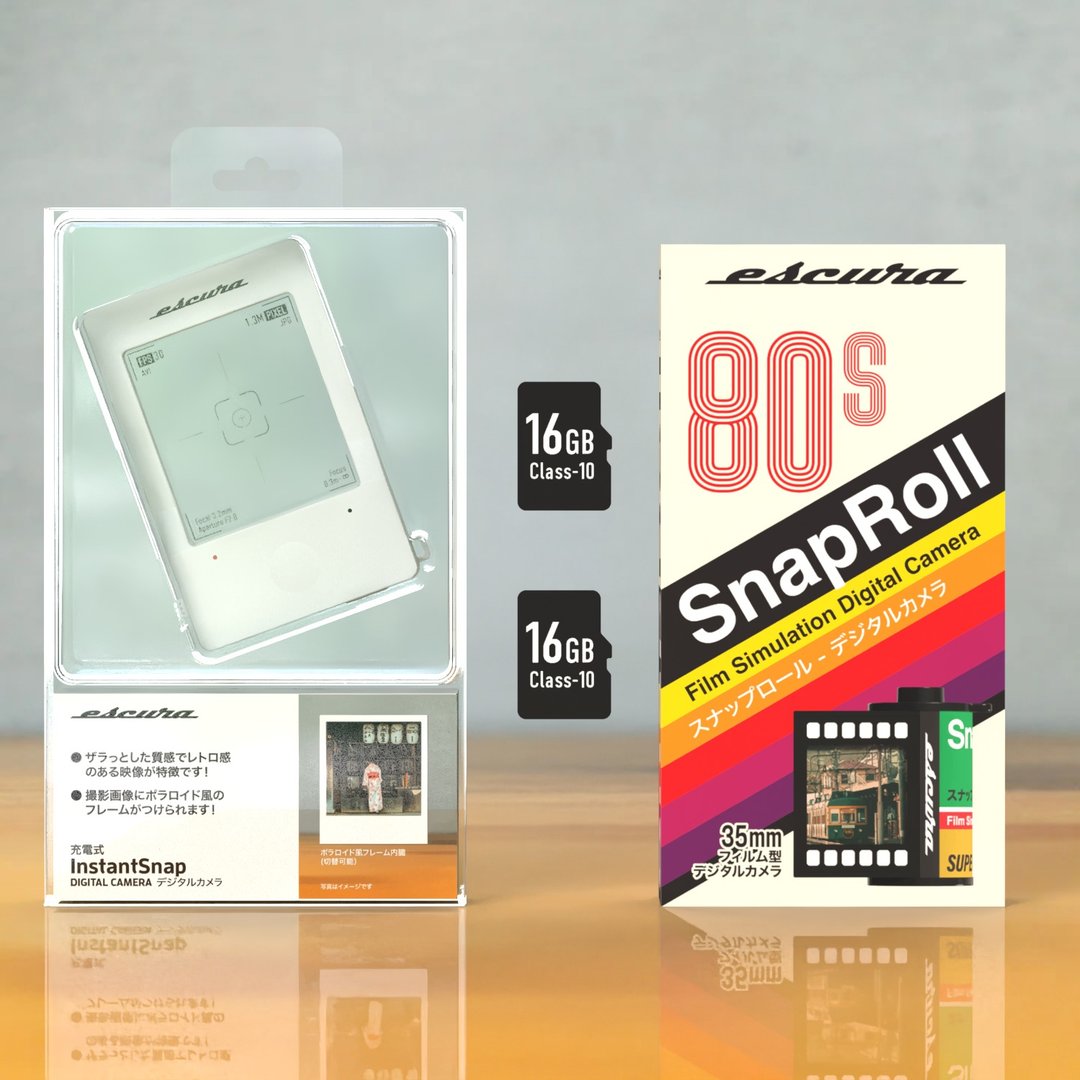【聖誕限定优惠】InstantSnap & Snaproll 数位相机套组 - 数码小物 - 塑料 多色
