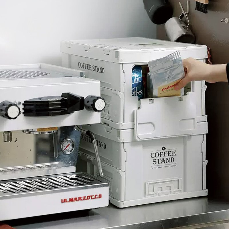 日本霜山 工业风耐重折叠置物收纳箱-19L-3色可选 - 收纳用品 - 塑料 多色