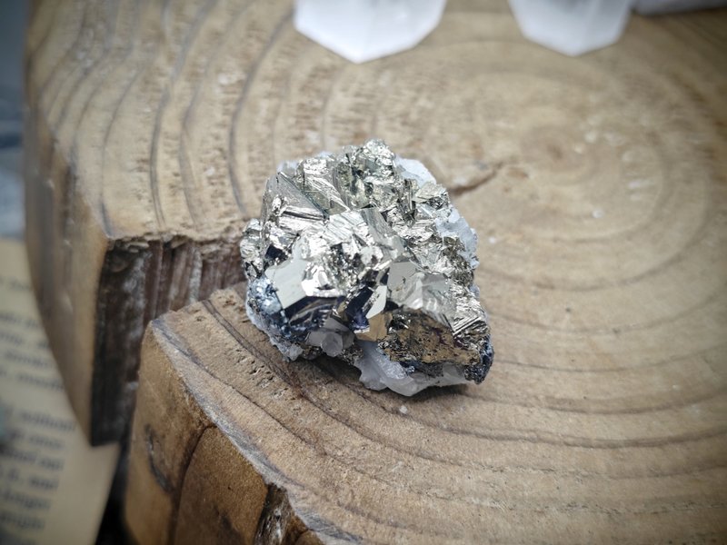 天然黄铜矿|小迷你原石|招财之石|Chalcopyrite - 摆饰 - 水晶 