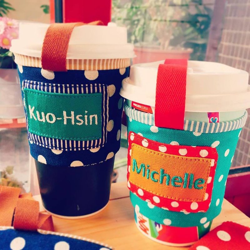 娃果环保杯套 (多色) 手摇杯套袋 接单生产* - 随行杯提袋/水壶袋 - 棉．麻 多色