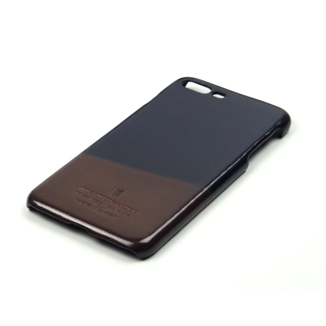 Racket leather case iPhone 7 Plus /Pingpong (Navy-Brown) - 其他 - 真皮 蓝色
