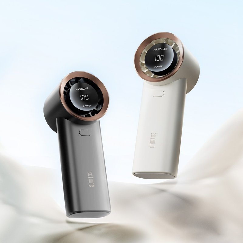 【圣诞限定包装|快速出货】五段风速 便携手持风扇-风铃Pro - 电扇 - 塑料 白色