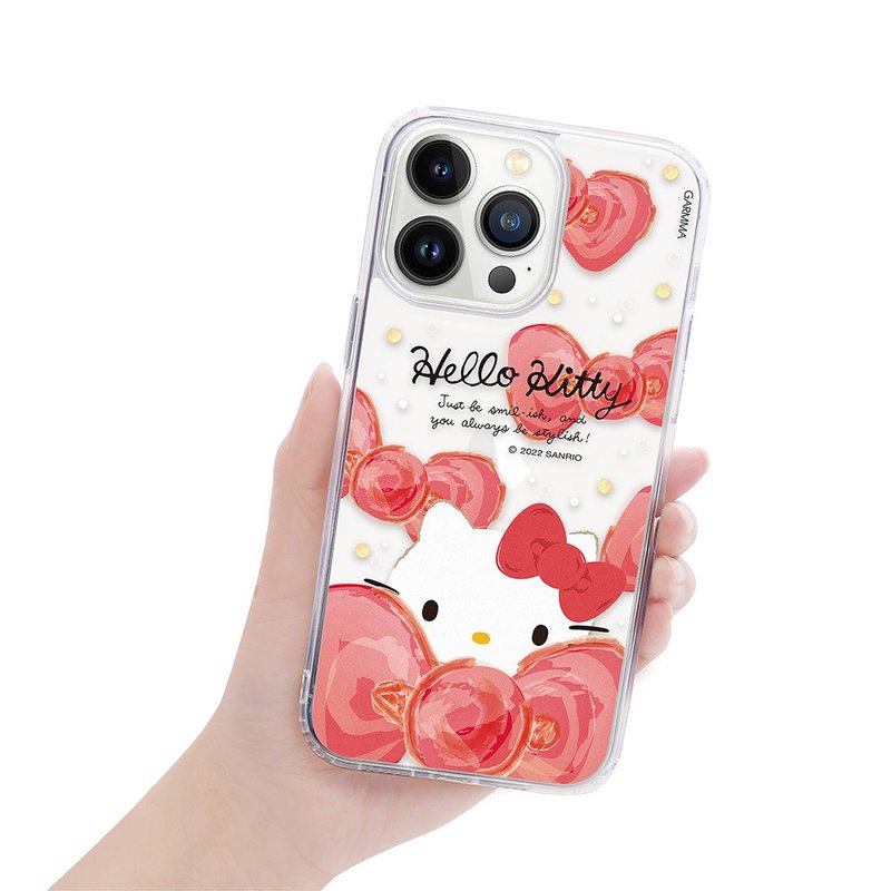 GARMMA Hello Kitty iPhone 14系列 四角防摔保护套 蝴蝶泡泡 - 手机壳/手机套 - 塑料 