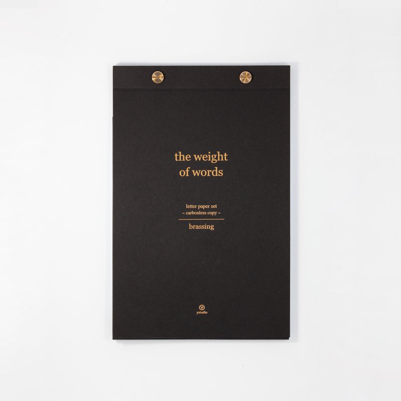 【可复写信纸组】经典配件系列 - 信封/信纸 - 纸 黑色