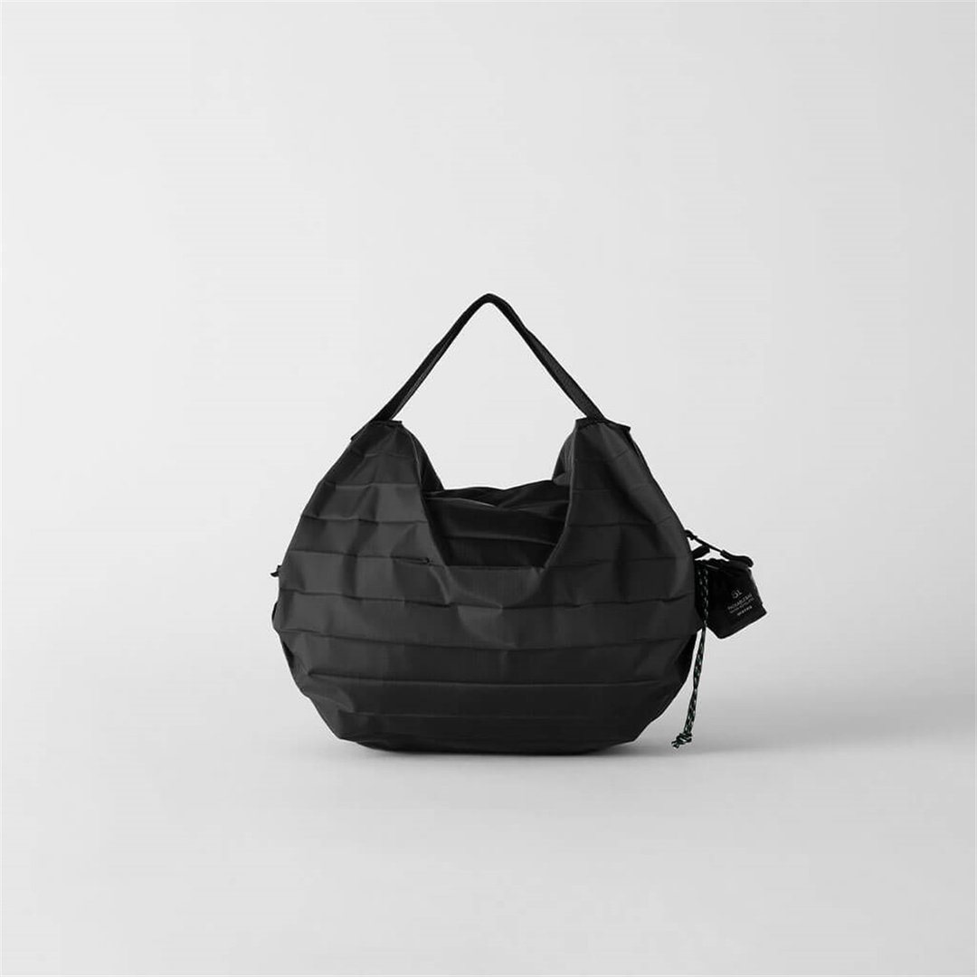 日本 Shupatto Packable 折叠环保袋 8L - Black - 侧背包/斜挎包 - 尼龙 黑色