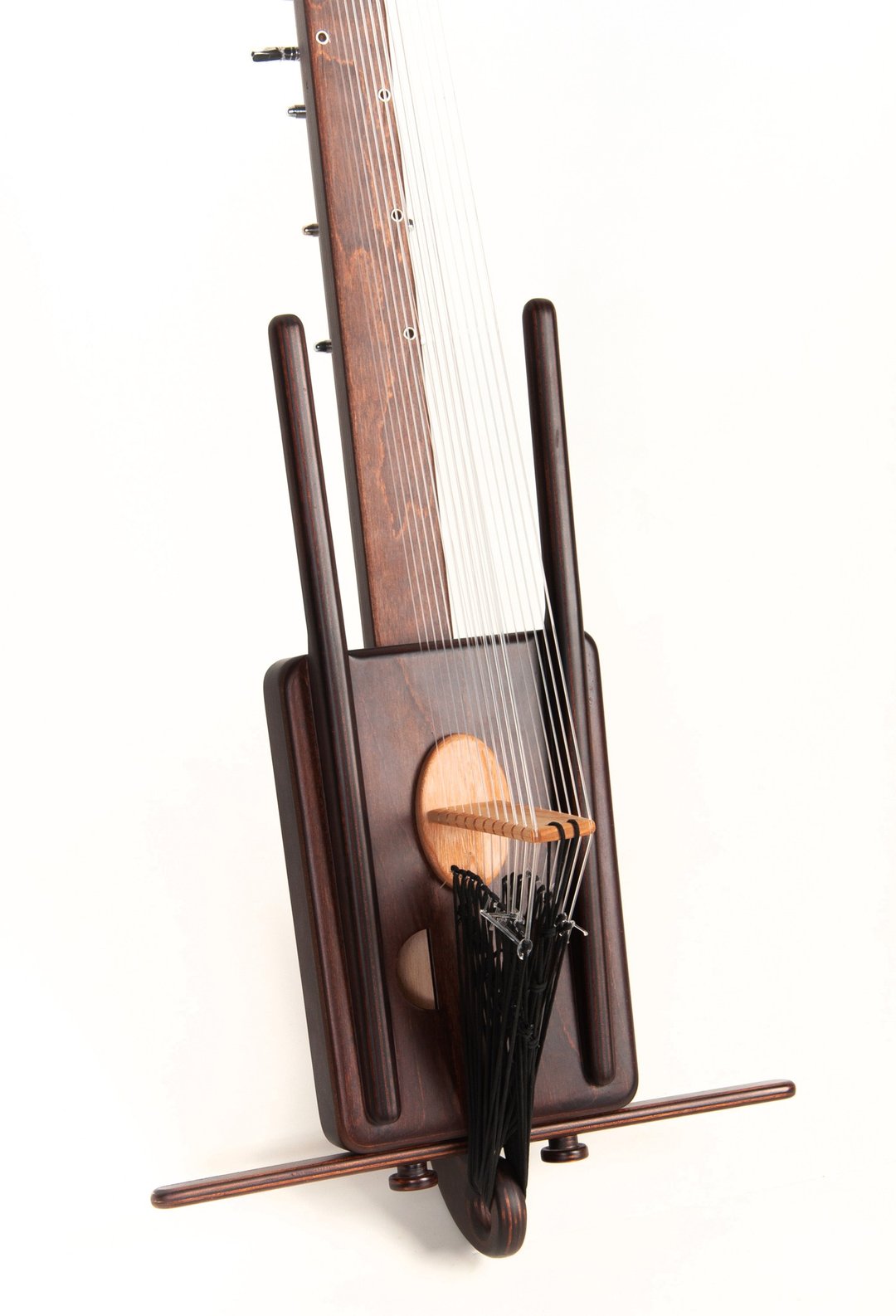 Brown 21 String Travel Kora - Traditional West African Harp - 吉他/乐器 - 木头 