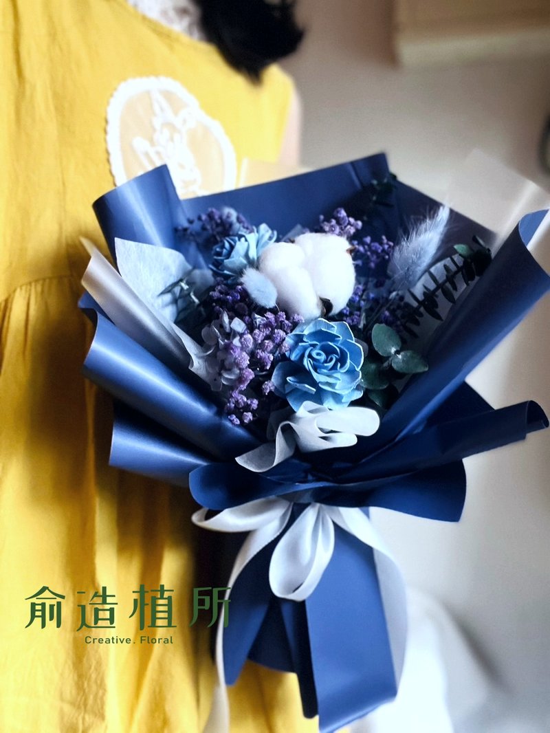 俞造植所 │ 向日葵花束 l 附赠花束提袋 太阳花束【可定制颜色】 - 干燥花/捧花 - 植物．花 