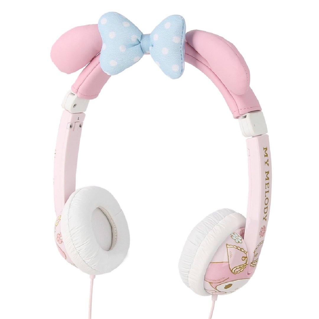 儿童安全耳机备有最高音量控制及线咪 - My Melody - 耳机 - 塑料 粉红色