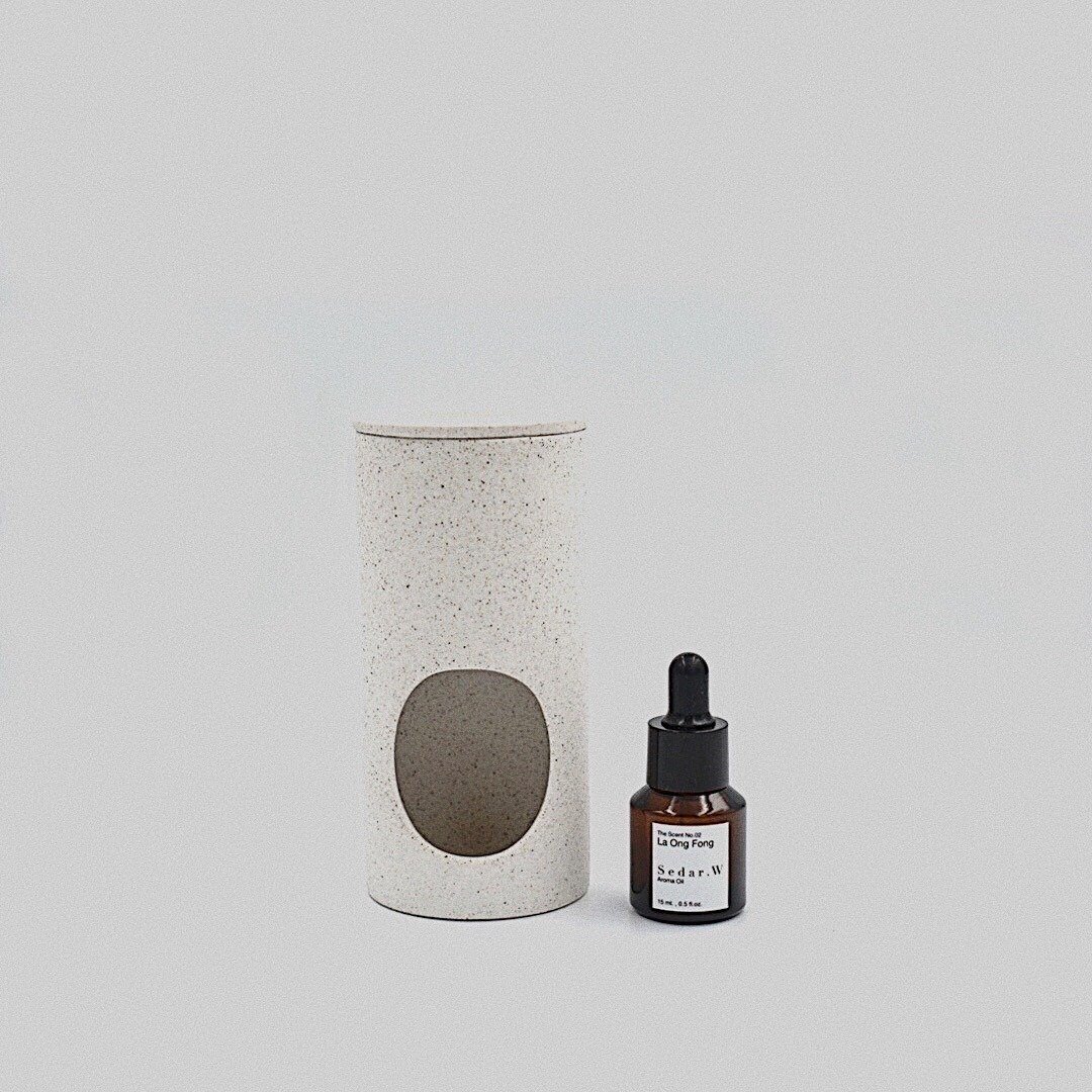 Sedar.W : Aroma oil burner set No. 2 La Ong Fong - 香薰/精油/线香 - 其他材质 