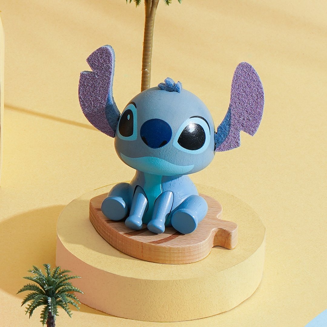 【史迪奇】弹簧摆饰 迪士尼 Disney 星际宝贝 | Wooderful life - 玩偶/公仔 - 木头 多色