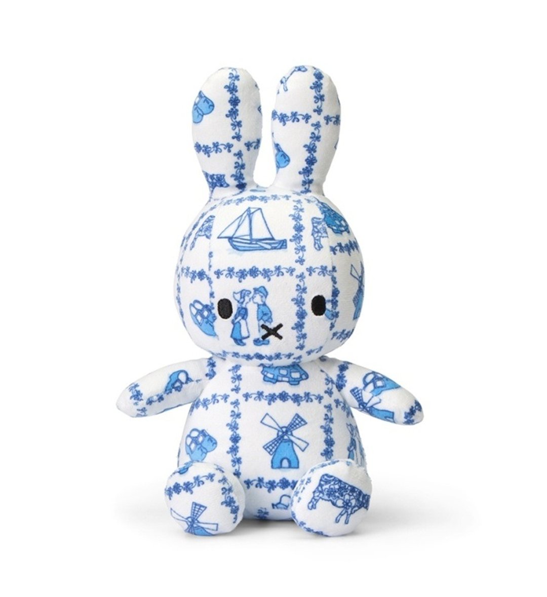 荷兰 Bon Ton Toys | Miffy 米飞兔 娃娃 荷兰风情 台夫特蓝 23cm - 玩偶/公仔 - 其他材质 蓝色