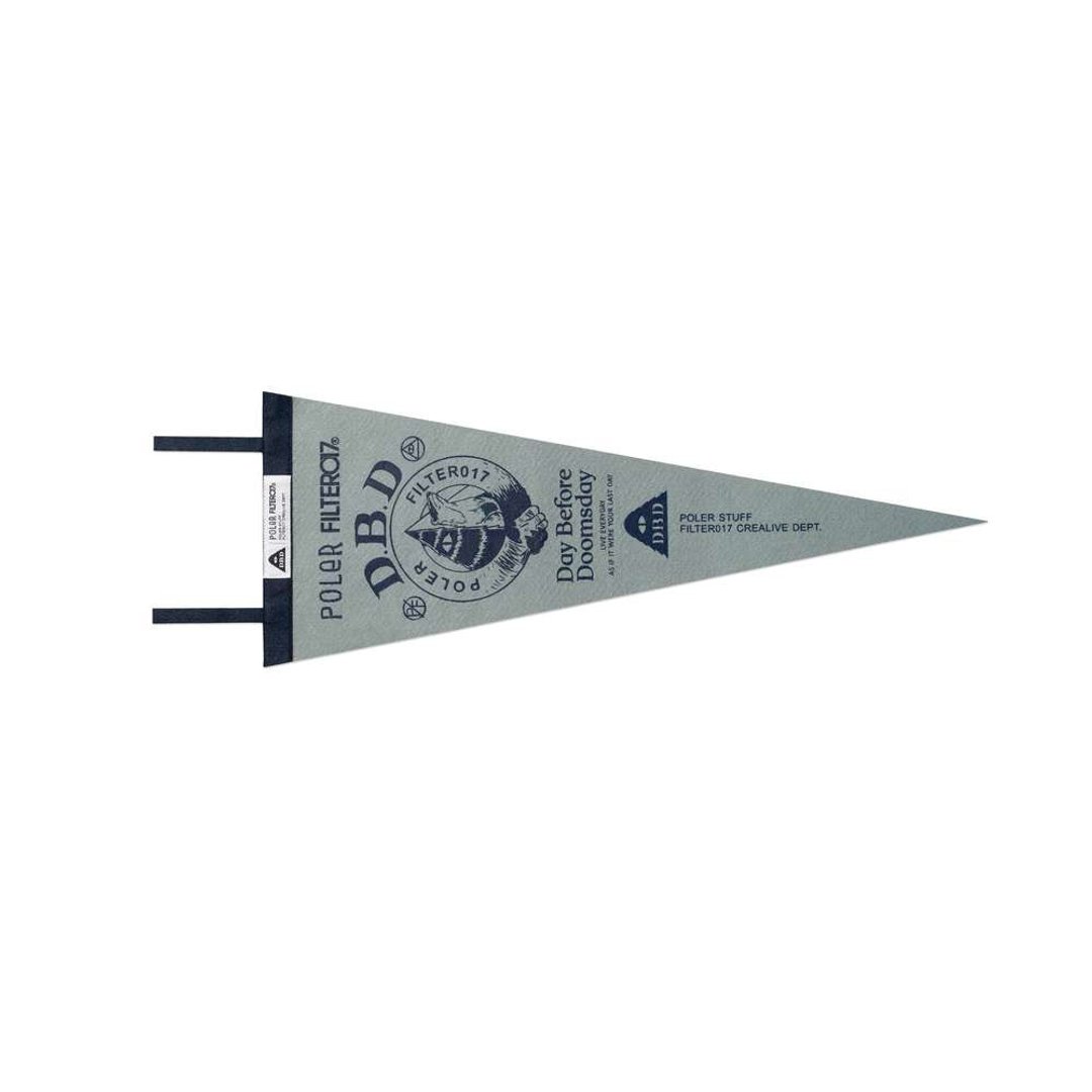 POLeR X Filter017 D.B.D Logo Pennant - 露营用品 - 其他材质 卡其色