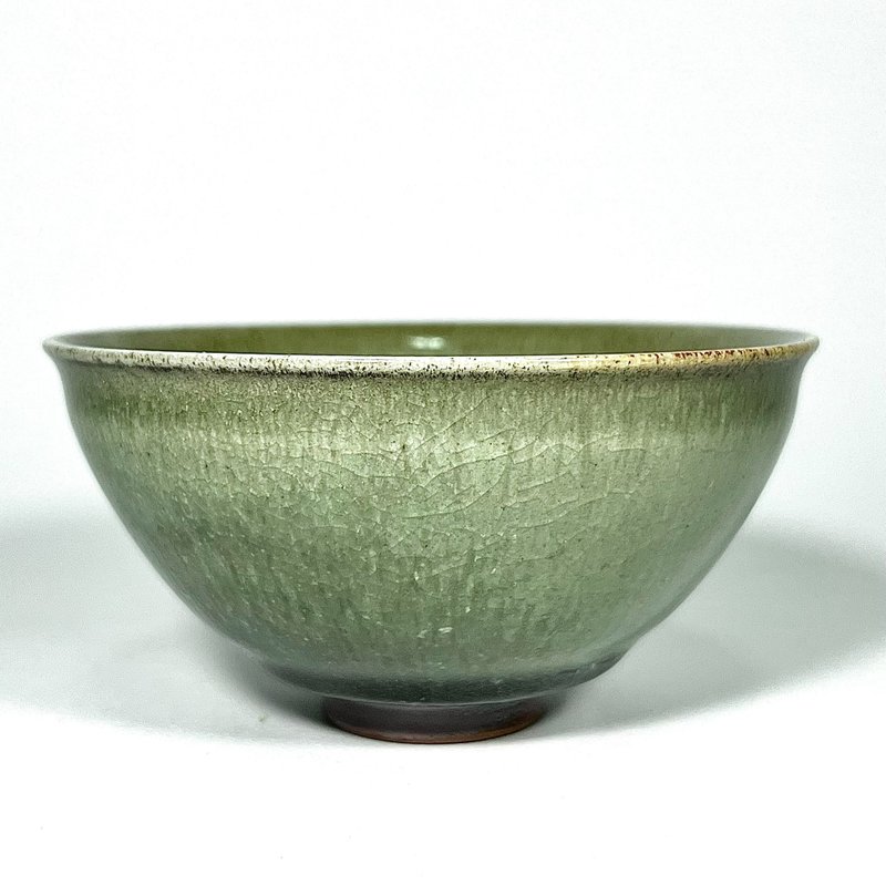 【唯一手作】柴烧龙泉青瓷茶碗LONG015 - 茶具/茶杯 - 其他材质 