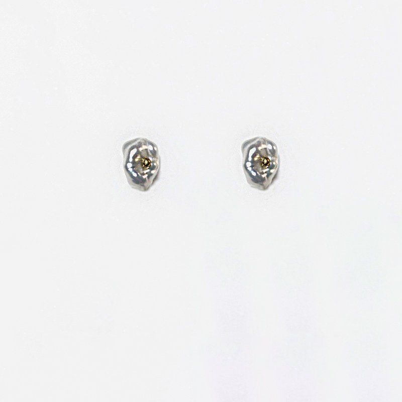 隐喻- 印记 耳环 Metaphor - Hallmark Earrings - 耳环/耳夹 - 珍珠 银色