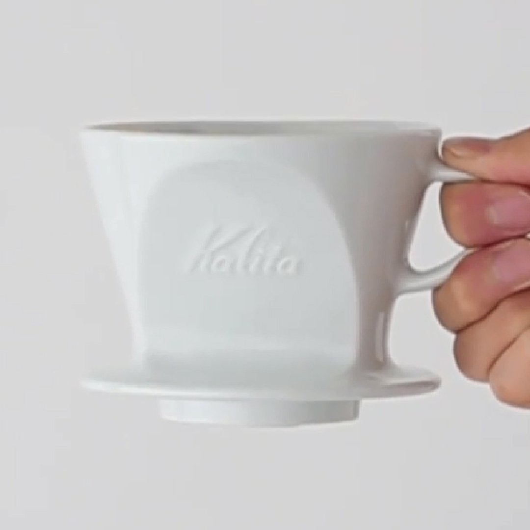 【日本】Kalita│102系列 传统陶制三孔滤杯 (简约白) - 其他 - 陶 白色