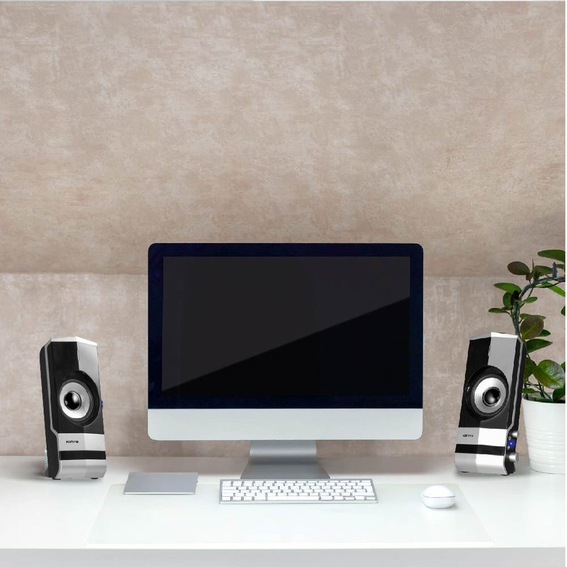 【KINYO】2.0音箱-两件式喇叭 PS-410 - 其他小家电 - 木头 黑色