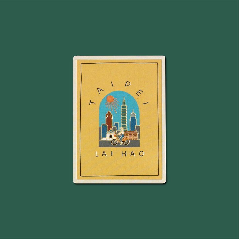 台湾好秋磁铁(I Love U-Bike) 台湾纪念品/礼物 - 冰箱贴/磁贴 - 其他材质 
