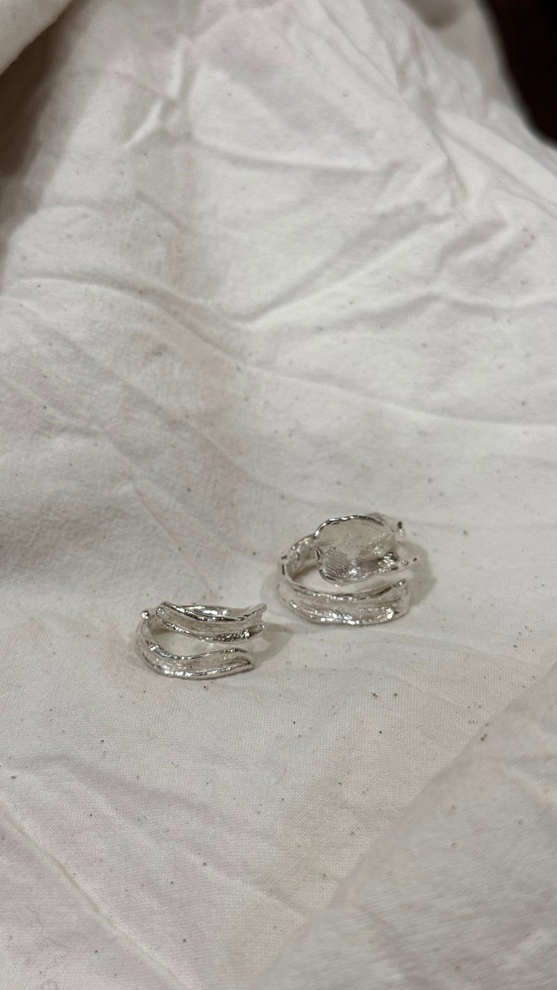 脉 /// 925纯银 - 戒指 - 纯银 