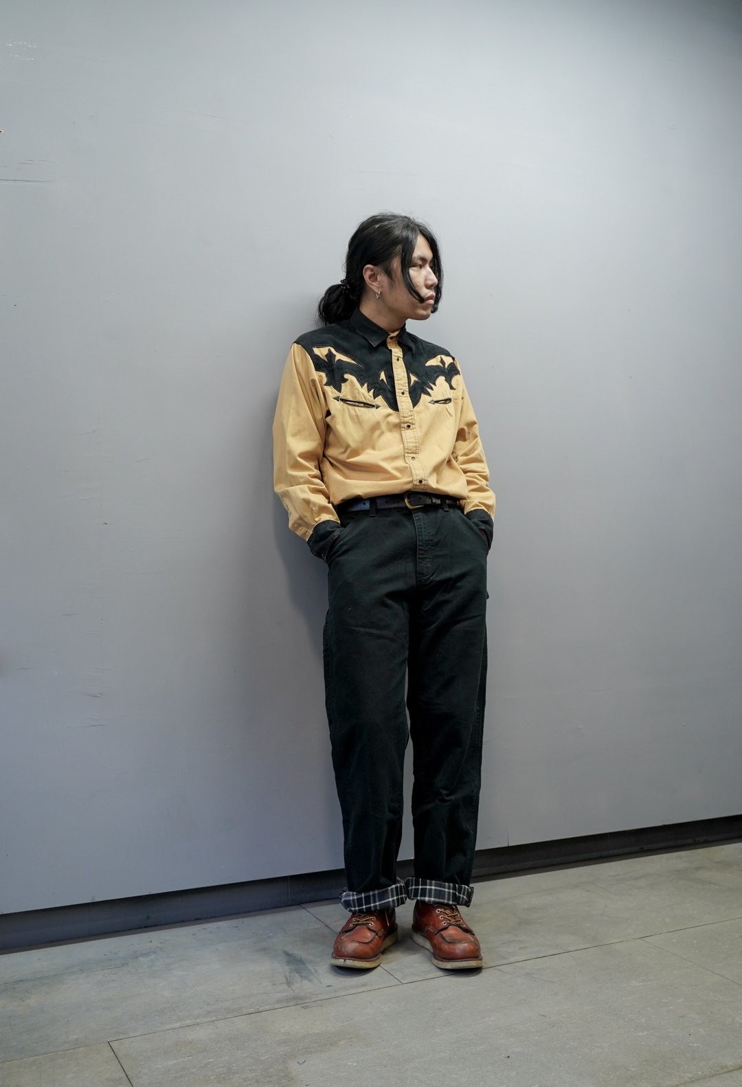 除了 True Love 西部衬衫 刺绣  western shirt vintage - 男装上衣/T 恤 - 棉 多色