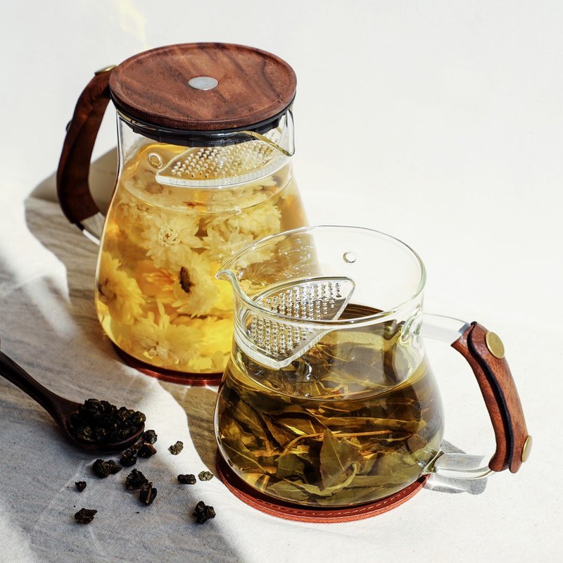 朴风时尚玻璃煮茶器-2款容量 - 茶具/茶杯 - 玻璃 咖啡色