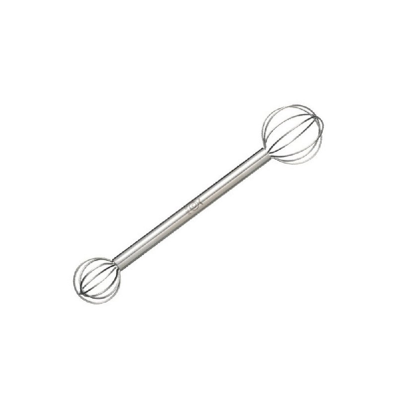【新品】AUX 日制双头味噌勺 - 厨房用具 - 不锈钢 灰色