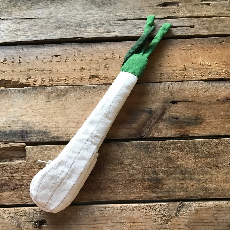 白葱/餐具袋 - 收纳用品 - 棉．麻 白色