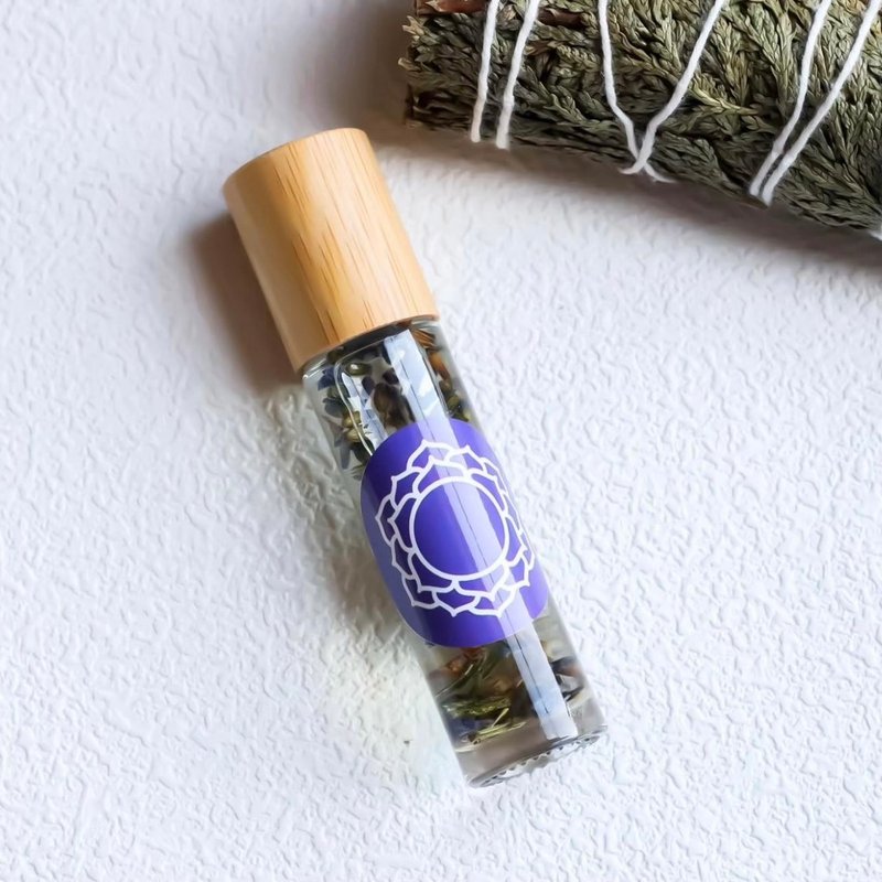 顶轮脉轮能量魔法油 - 香薰/精油/线香 - 精油 紫色