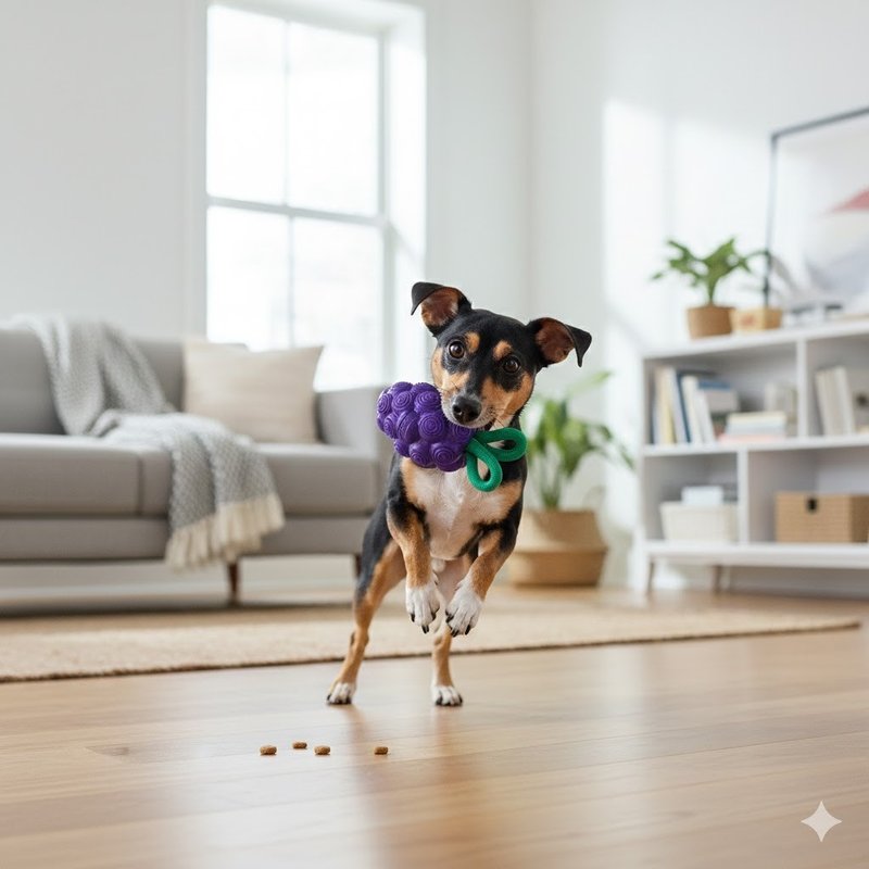 【美国Planet Dog】咬咬葡萄 宠物藏食啃咬玩具 - 玩具 - 乳胶 紫色