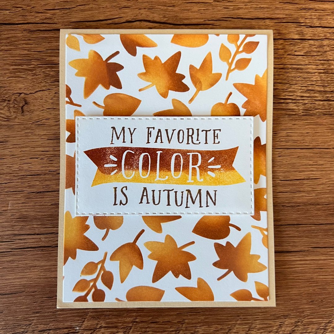 MY FAVOURITE COLOR IS AUTUMN 秋天卡 - 卡片/明信片 - 纸 卡其色