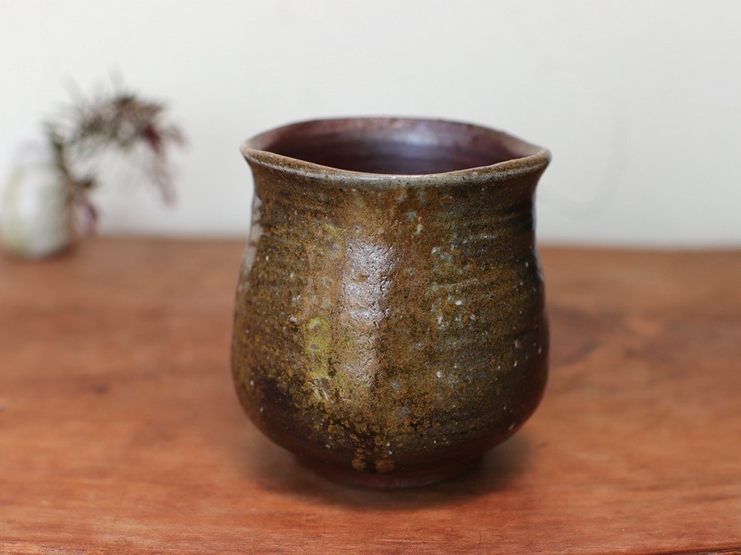 Bizen ware hot water only (large) [Rokurome] y6-021 - 茶具/茶杯 - 陶 咖啡色