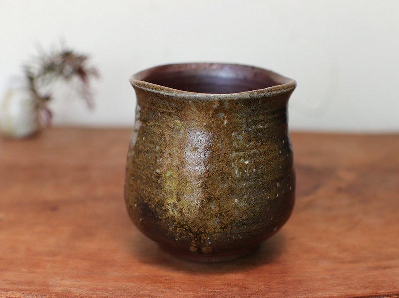 Bizen ware hot water only (large) [Rokurome] y6-021 - 茶具/茶杯 - 陶 咖啡色
