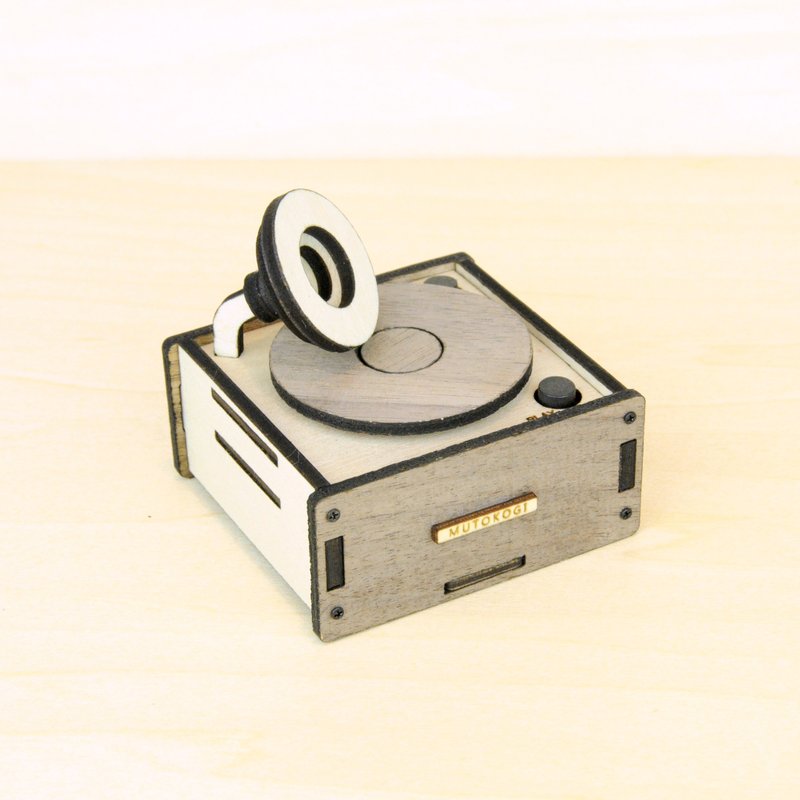 手工木制录音礼物-复古留声机.备忘.留话.情人节.生日.交换礼物 - 其他 - 木头 咖啡色