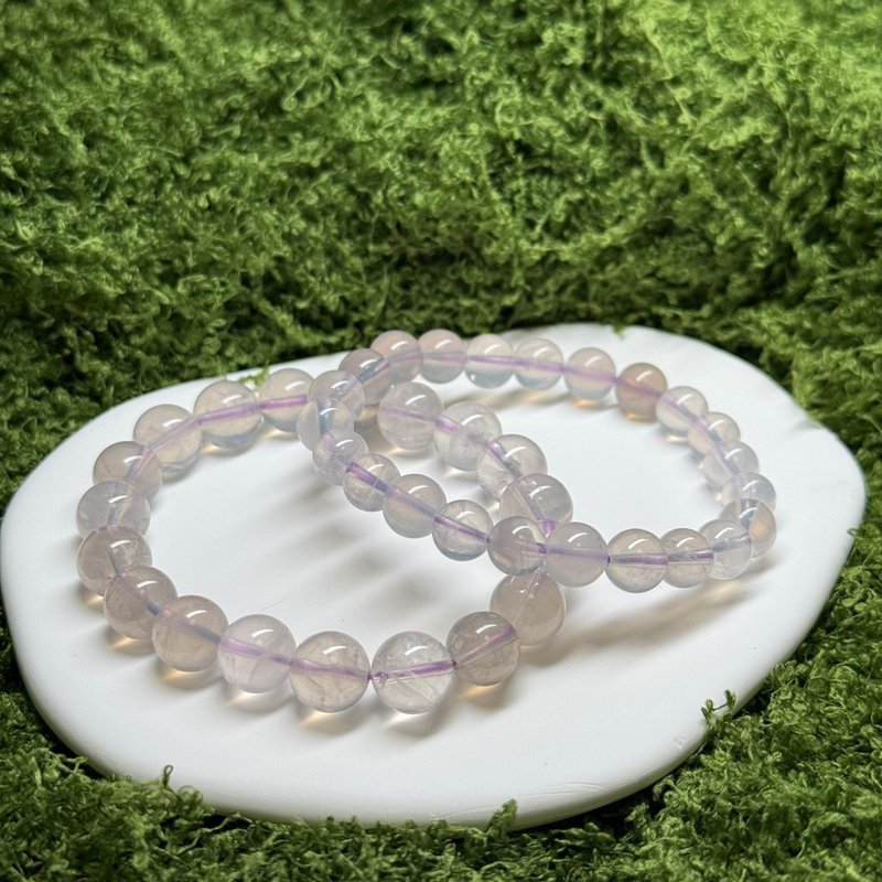 紫玉晶素串10mm/提升灵性/改善人缘 - 手链/手环 - 水晶 紫色