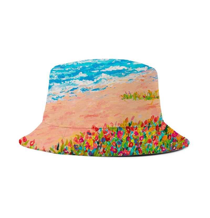 Bucket hat - Dancing Flower - 帽子 - 其他人造纤维 多色