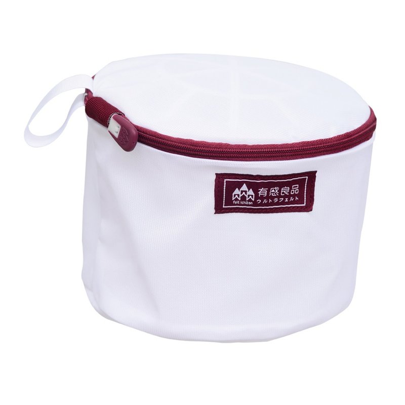 【有感良品】特大内衣专用洗衣袋-17×19CM 极细款 - 衣架/挂勾 - 聚酯纤维 白色