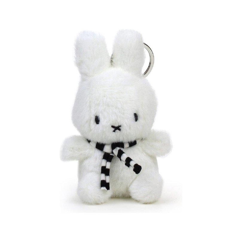 荷兰 Bon Ton Toys | Miffy 米飞兔 钥匙圈 冬天 10cm - 钥匙链/钥匙包 - 其他材质 白色