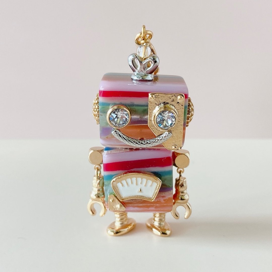 Robot Charm Accessories - 项链 - 塑料 多色