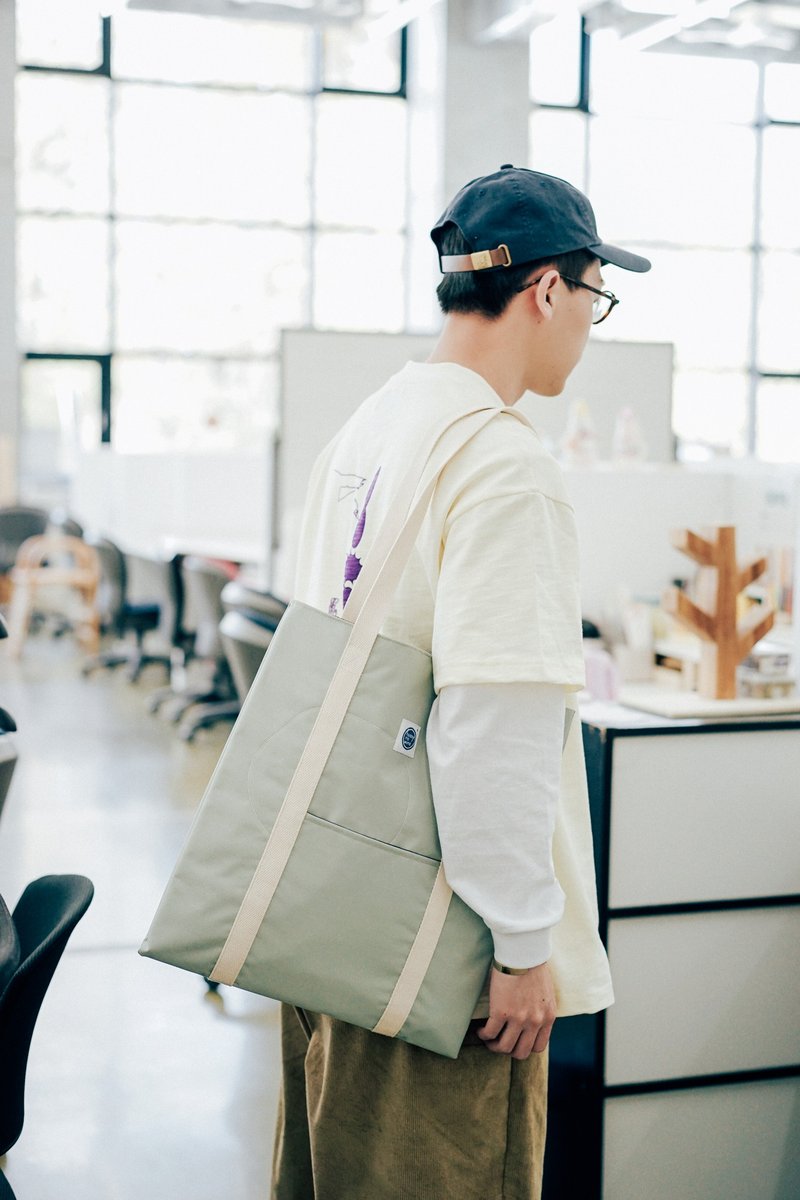 防水尼龙布托特包男女单肩大容量通勤购物手袋 - 手提包/手提袋 - 尼龙 多色