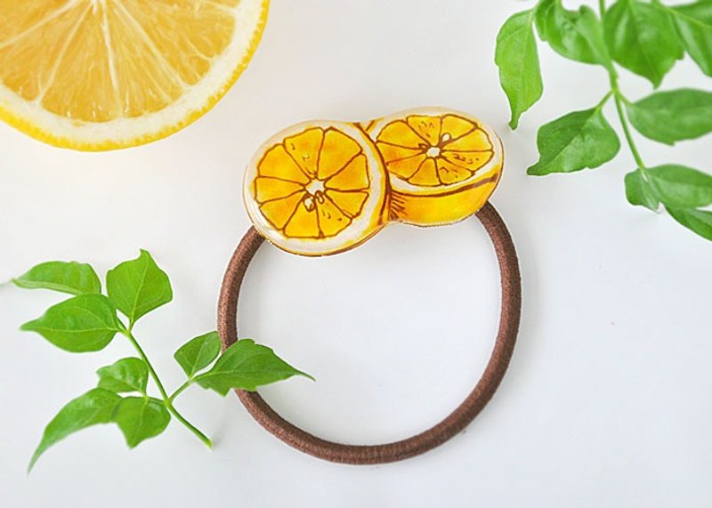 LEMON hair elastic - 发饰 - 塑料 黄色