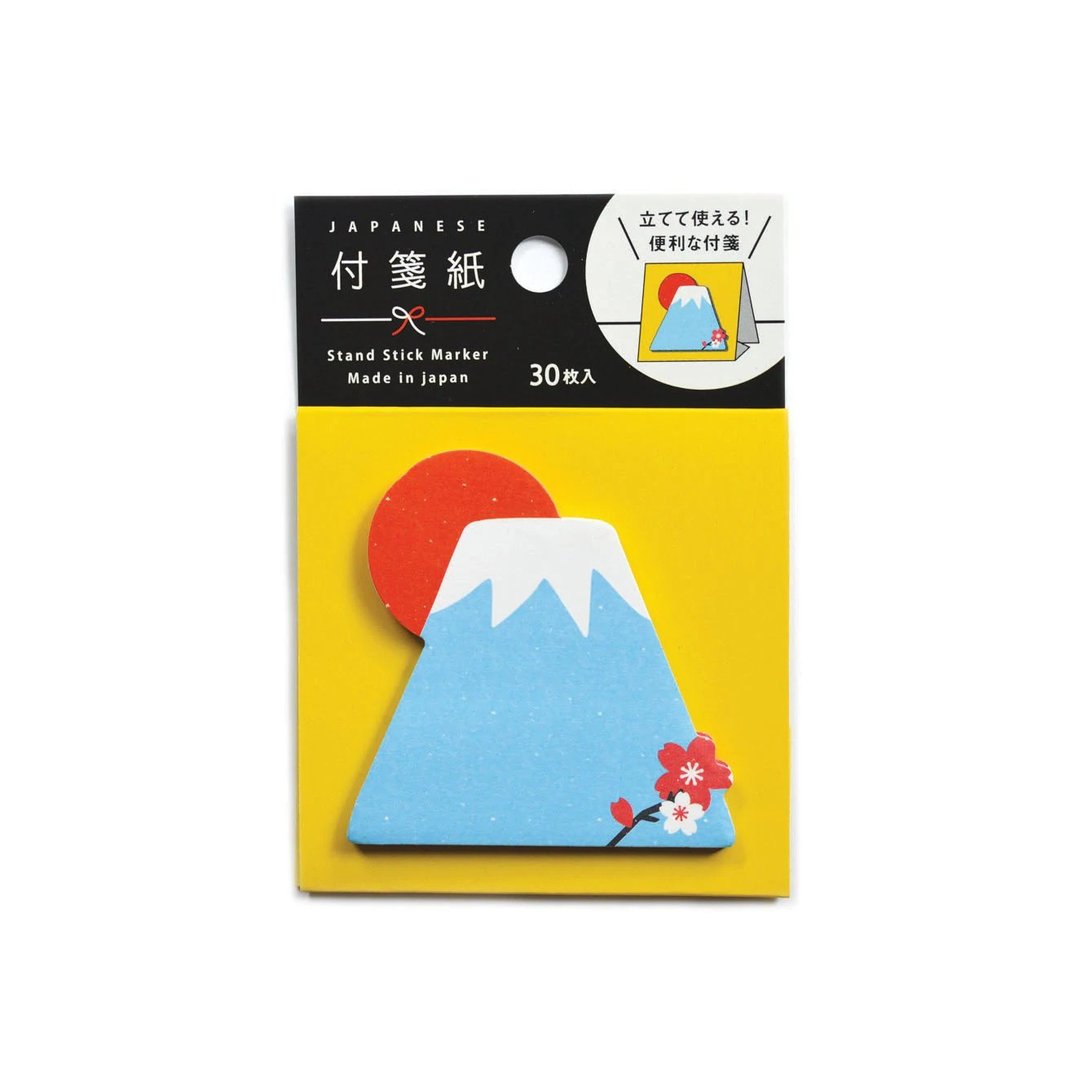 日本富士山 - 可立底座便条贴 (30张) - 便条纸/标签贴 - 纸 