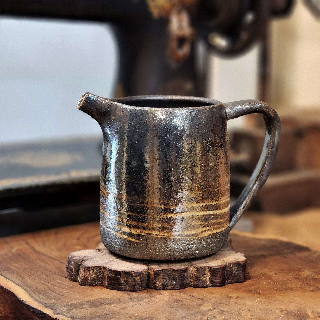 柴烧陶 / 奶壶 / 把手茶海 / 公道杯 / 匀杯 - 茶具/茶杯 - 陶 黑色