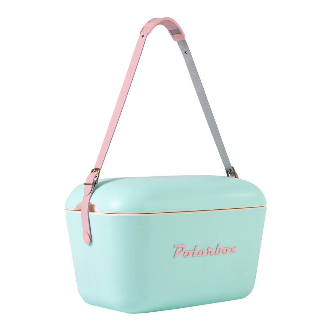 西班牙 Polarbox 20L流行时尚露营野餐保冰盒-塞维亚薄荷绿 - 露营用品 - 塑料 绿色