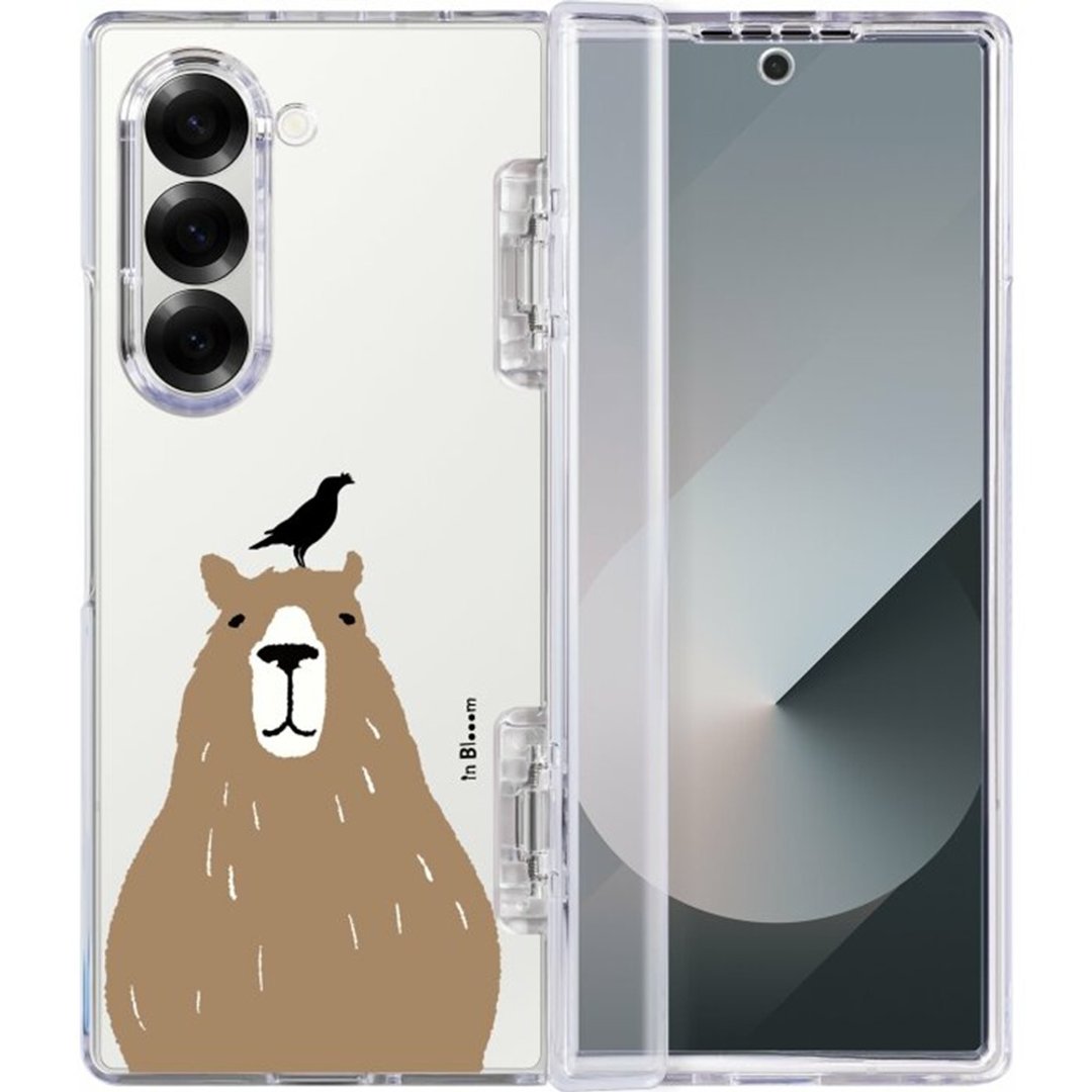 【预购】三星手机壳/Samsung Galaxy Z Fold6/动物园/水豚与八哥 - 手机壳/手机套 - 其他材质 透明