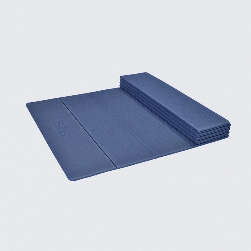 台湾制造环保TPE折叠抑菌瑜珈垫健身垫6mm 附独家拉链收纳背袋 - 瑜珈垫 - 橡胶 粉红色