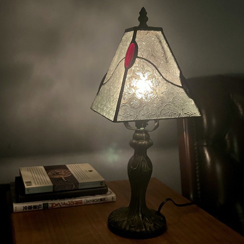 手工复古镶嵌玻璃桌灯 - 灯具/灯饰 - 玻璃 银色