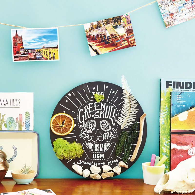 Green Art 创作壁挂 / 05.GREEN SKULL - 植栽 - 植物．花 